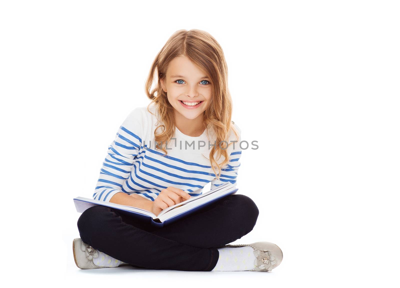 girl reading book by dolgachov