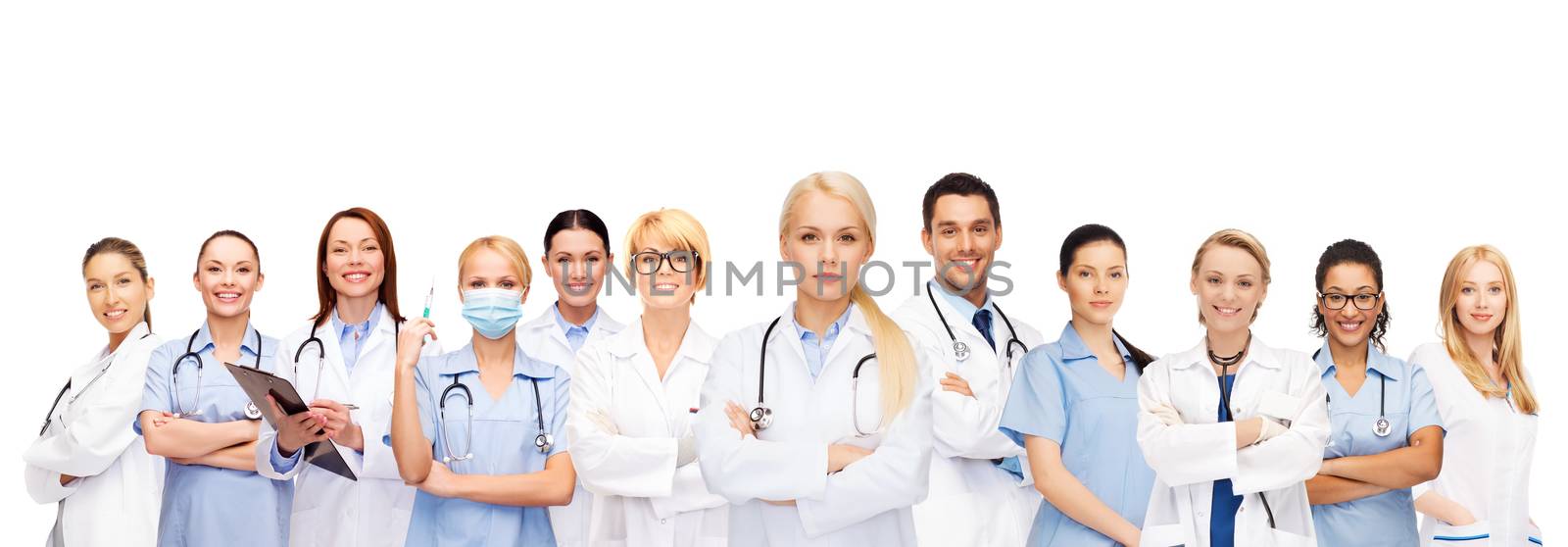 team or group of doctors and nurses by dolgachov