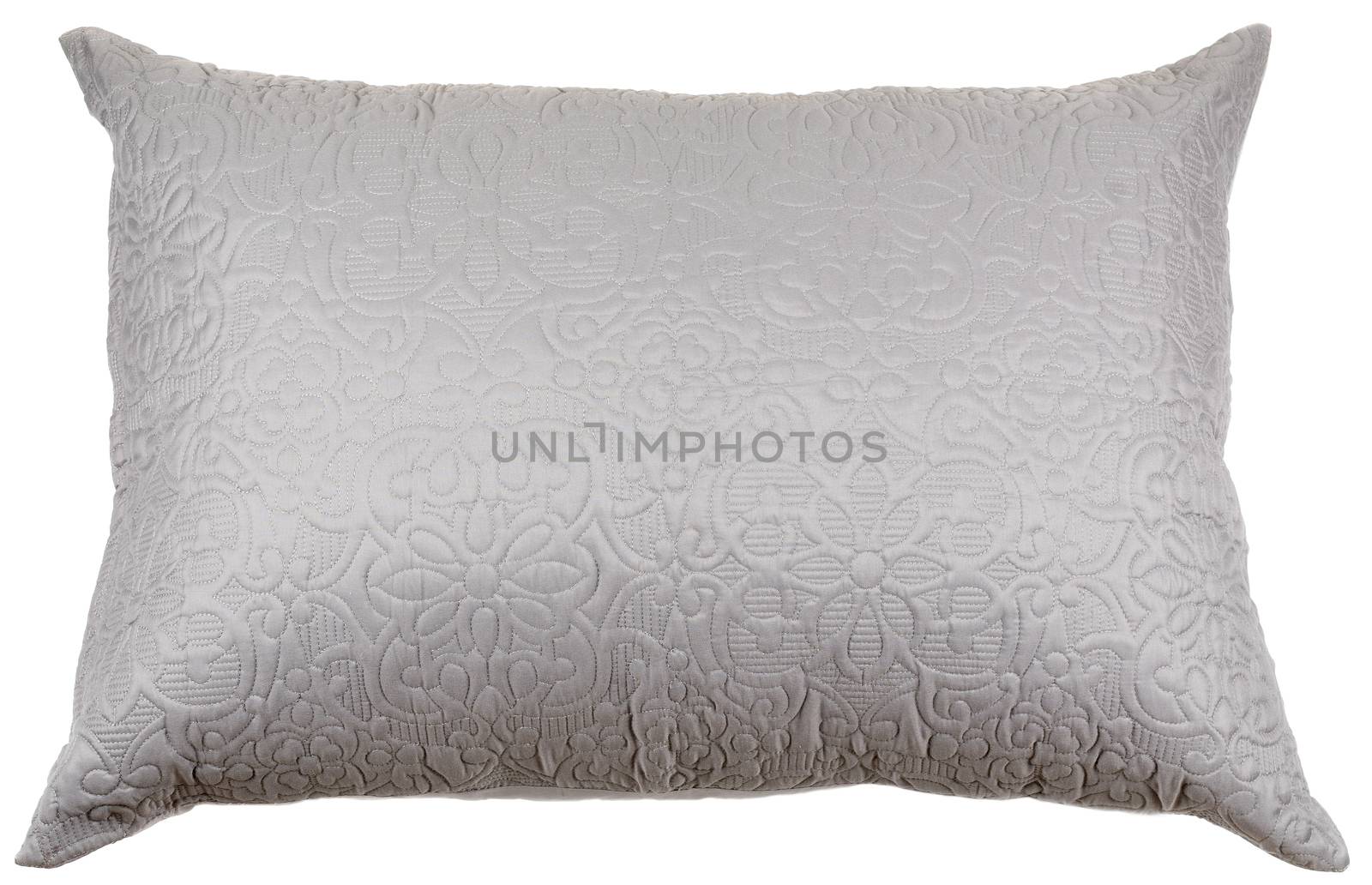 Decorated pillow isolated on white background
