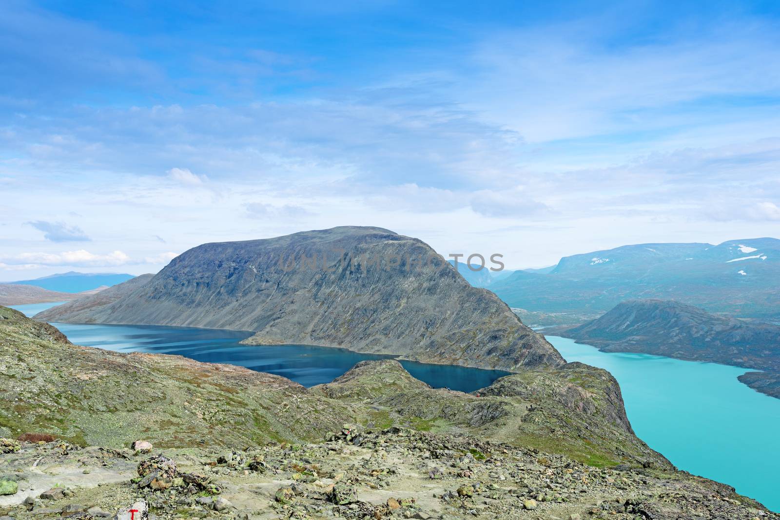 Besseggen Ridge in Jotunheimen National Park by Nanisimova