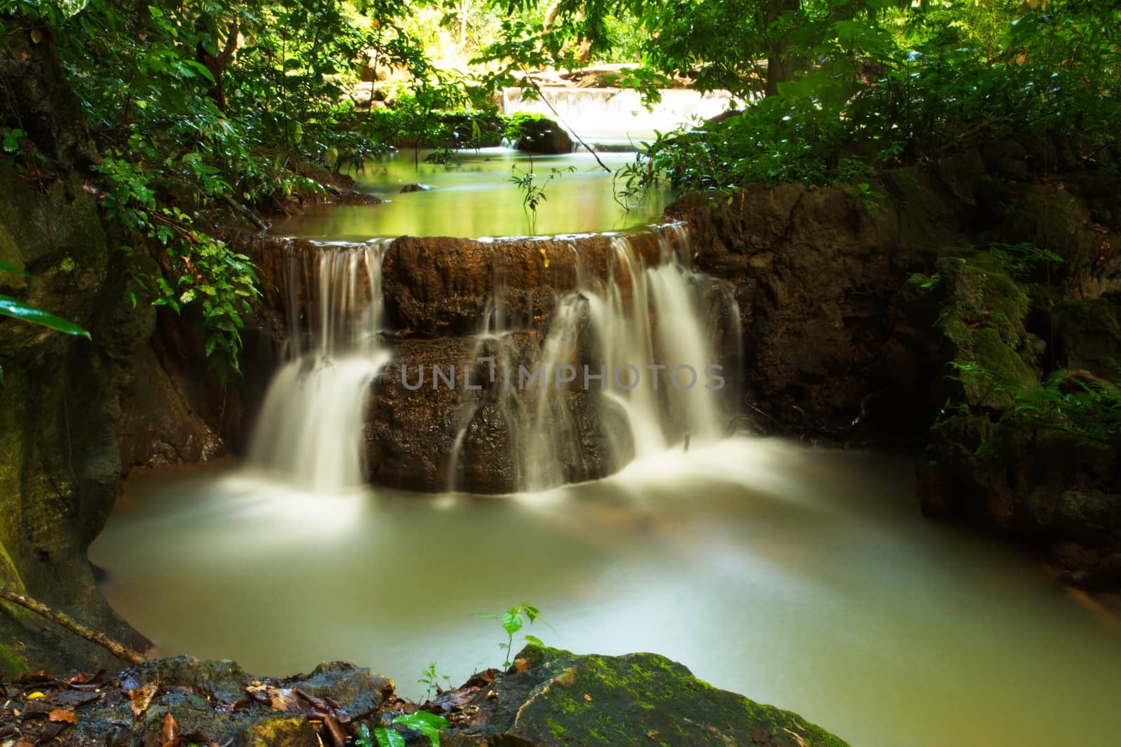 Beautiful nature, waterfall by jimbophoto