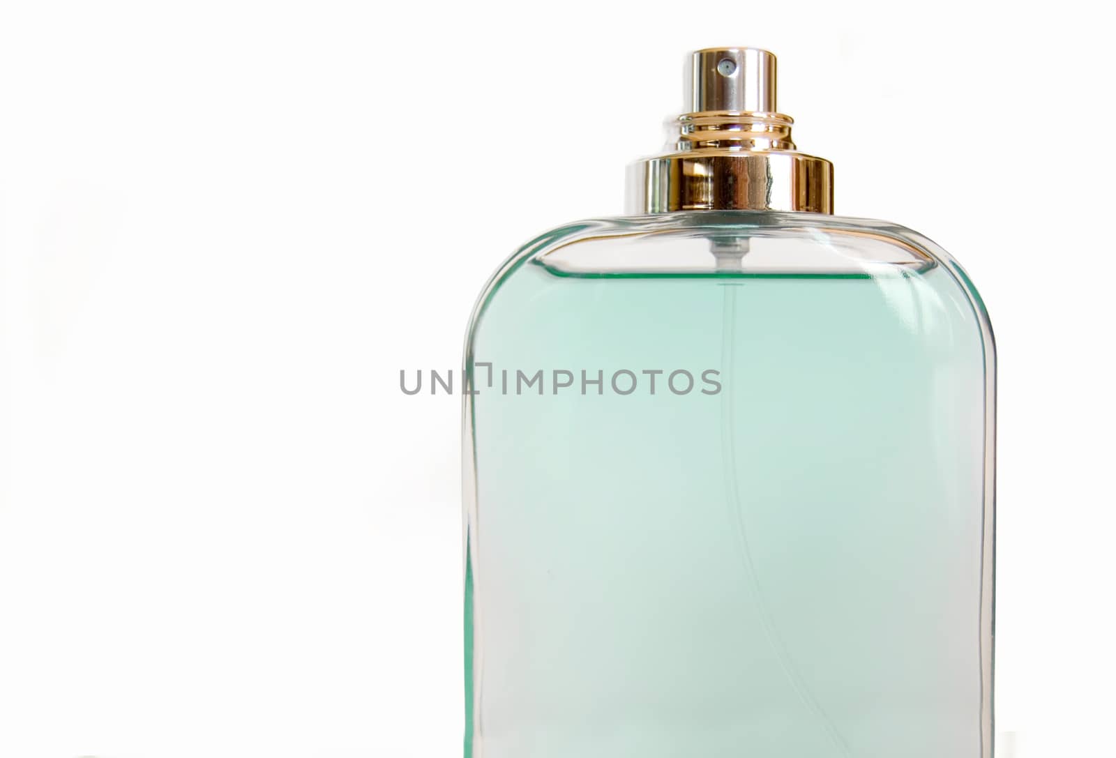 Perfume on a white background.