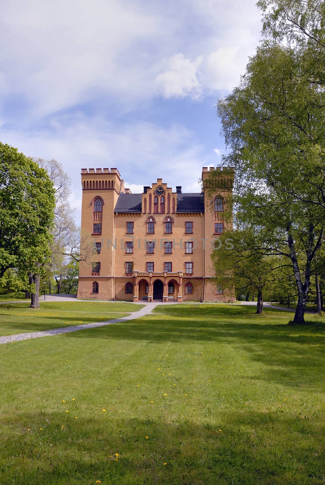 The palace of Bogesund in Sweden.