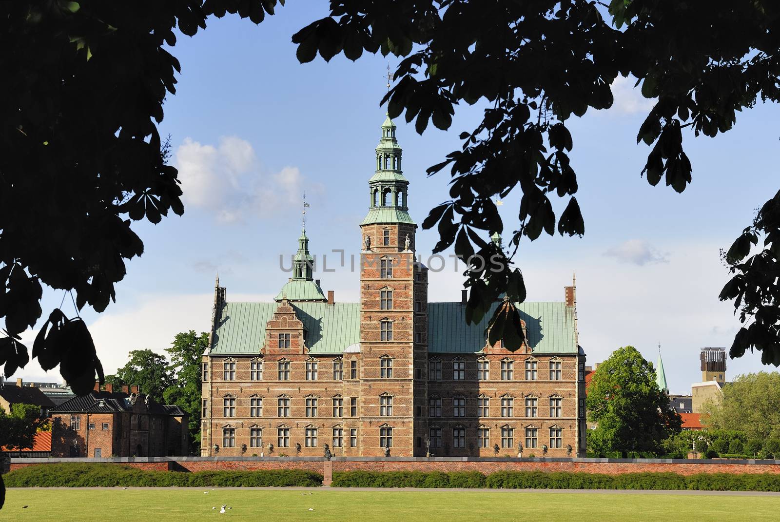 Rosenborg Castle - a small renaissance Castle in the very center of Copenhagen build by King Christian IV as a summer residence outside the town.