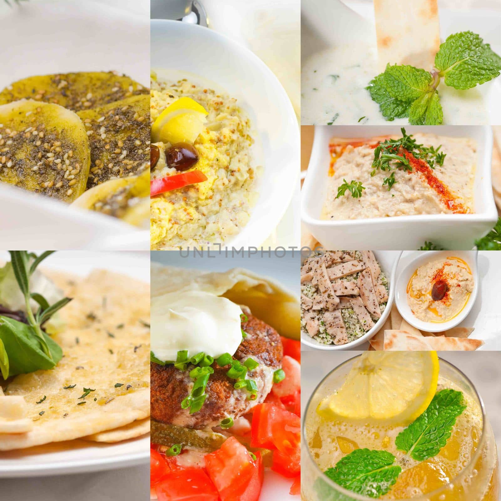 middle east food collage  by keko64