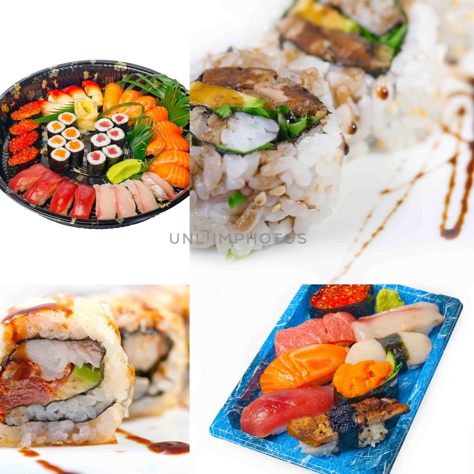 Japanese sushi collage  by keko64