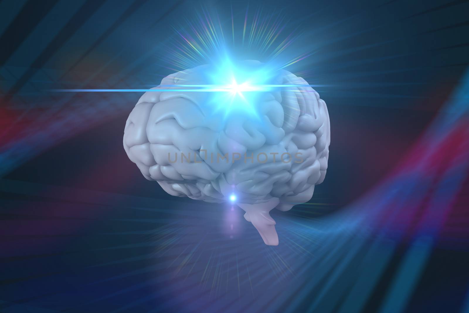 Composite image of brain by Wavebreakmedia