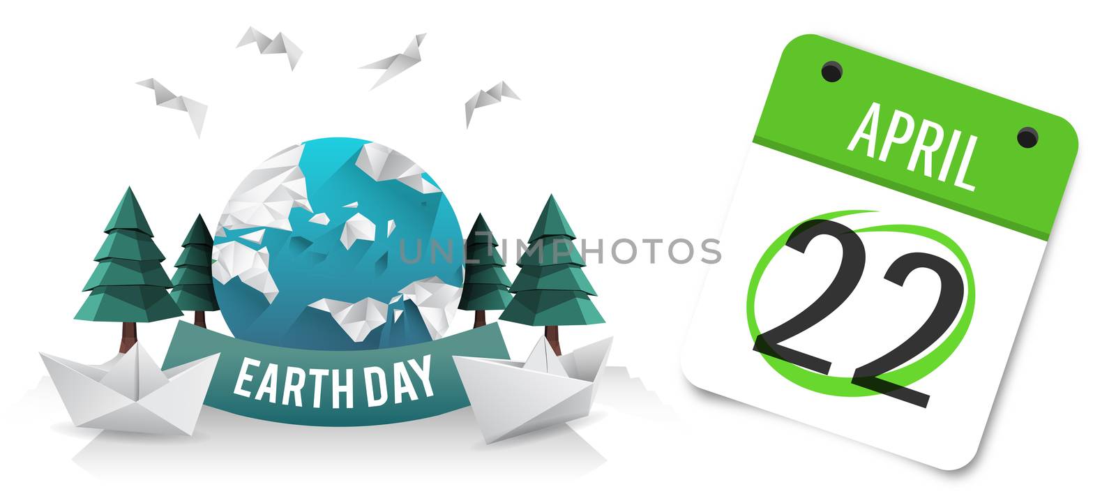 april 22nd against earth day graphic