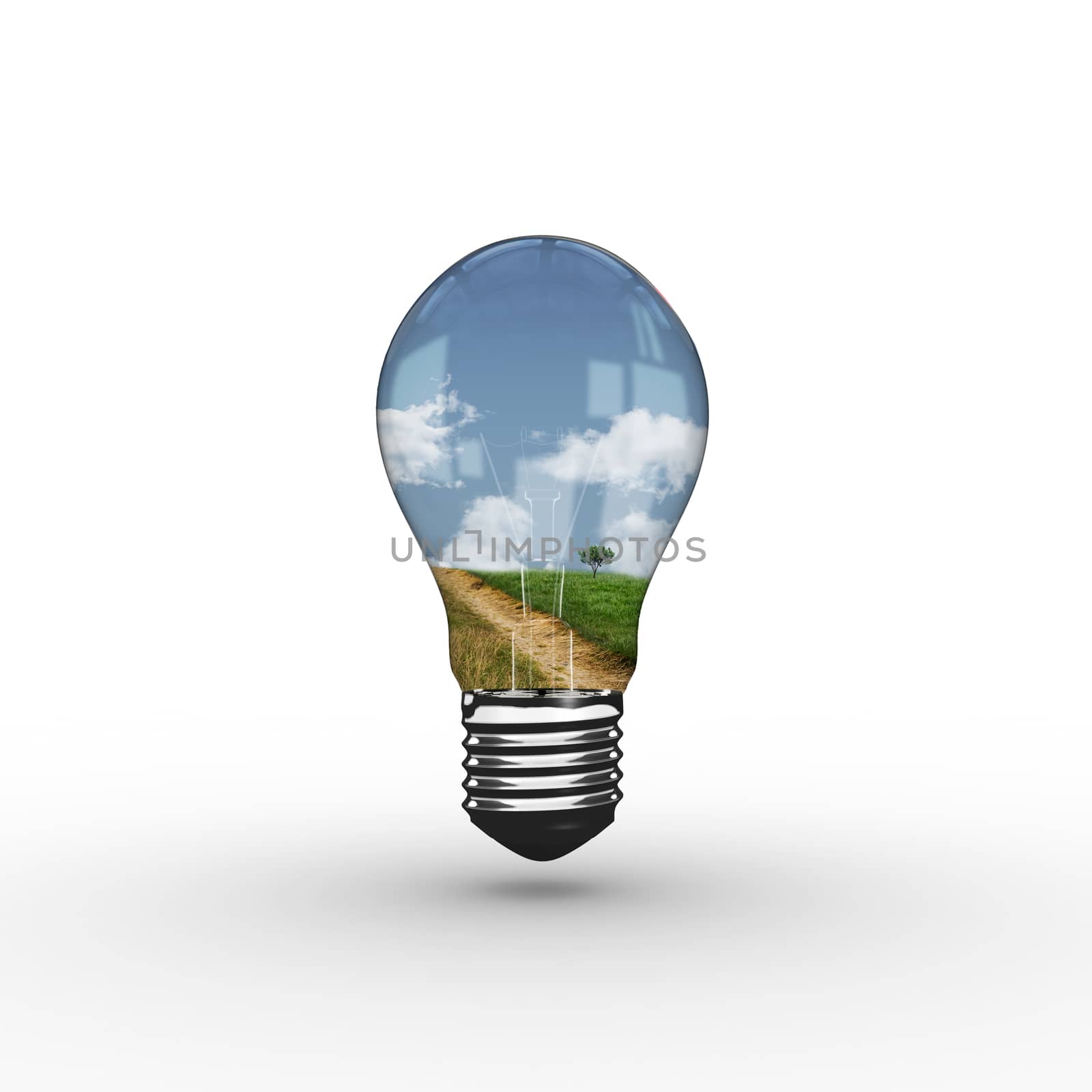 Composite image of empty light bulb by Wavebreakmedia