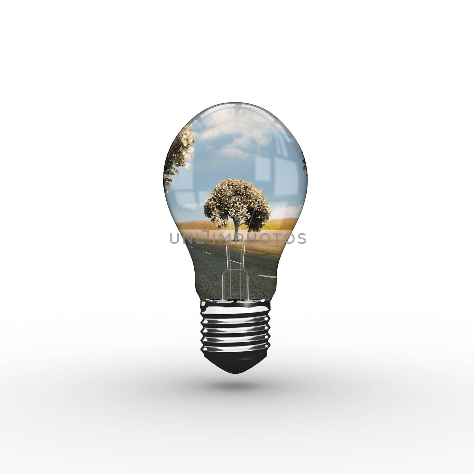 Composite image of empty light bulb by Wavebreakmedia