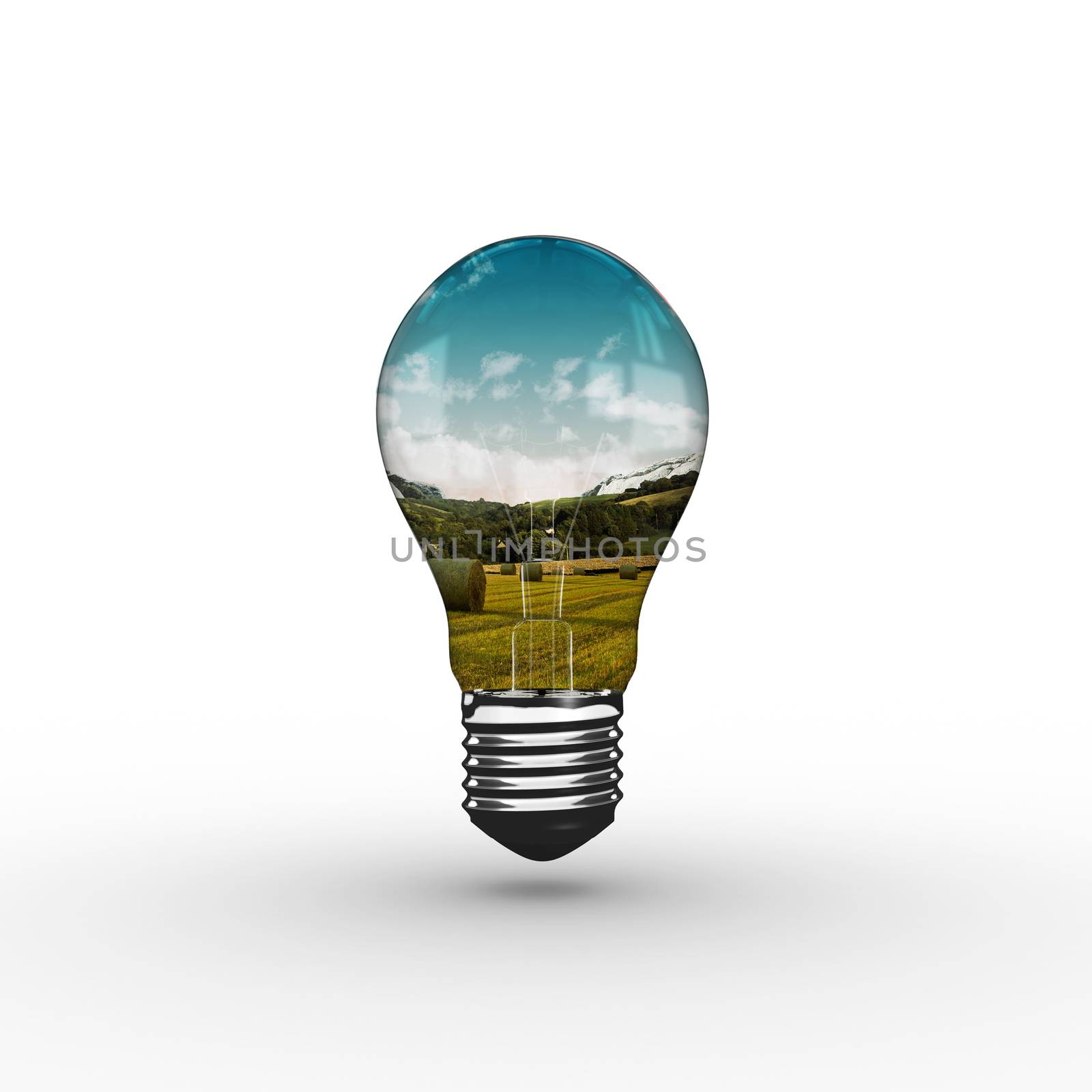 Composite image of empty light bulb by Wavebreakmedia