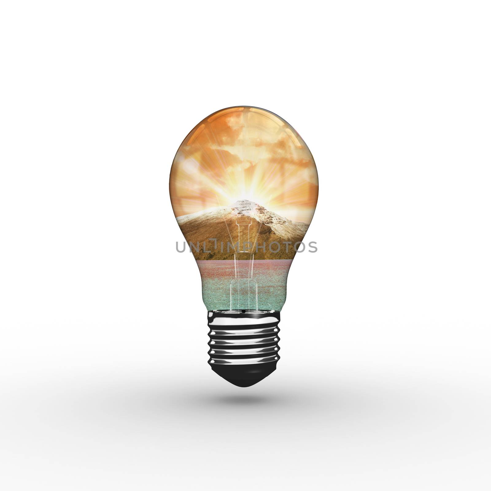 Composite image of empty light bulb by Wavebreakmedia