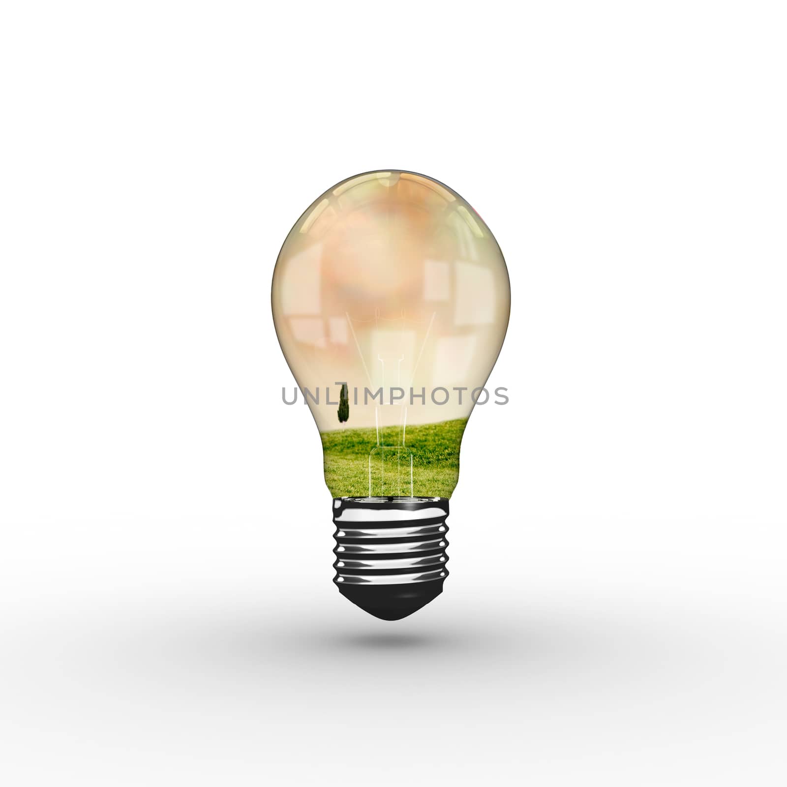 Composite image of empty light bulb by Wavebreakmedia