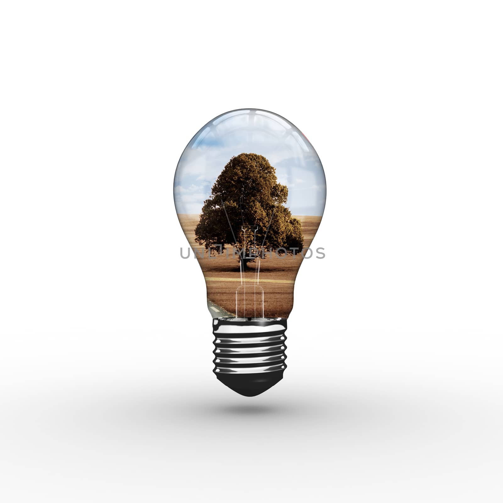 Composite image of empty light bulb by Wavebreakmedia