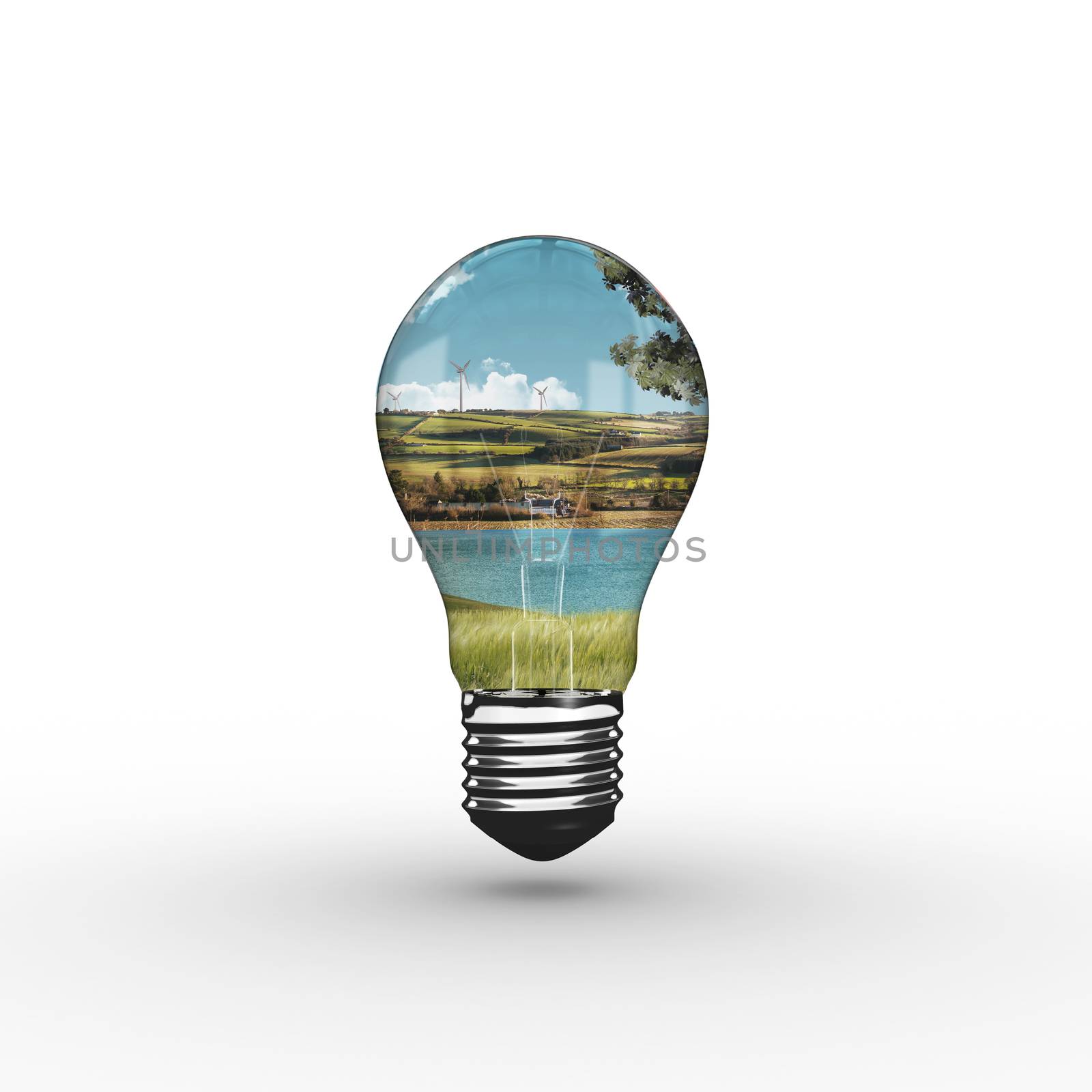 Composite image of empty light bulb by Wavebreakmedia