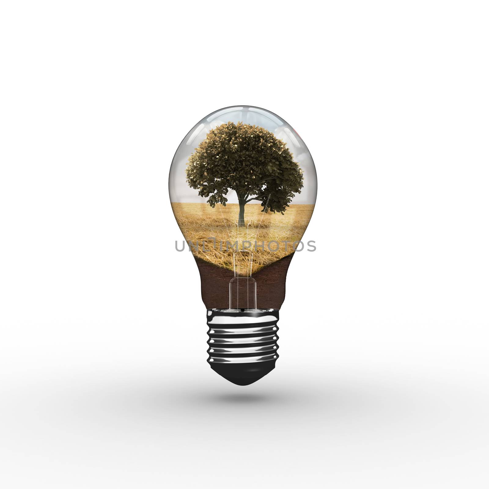 Composite image of empty light bulb by Wavebreakmedia