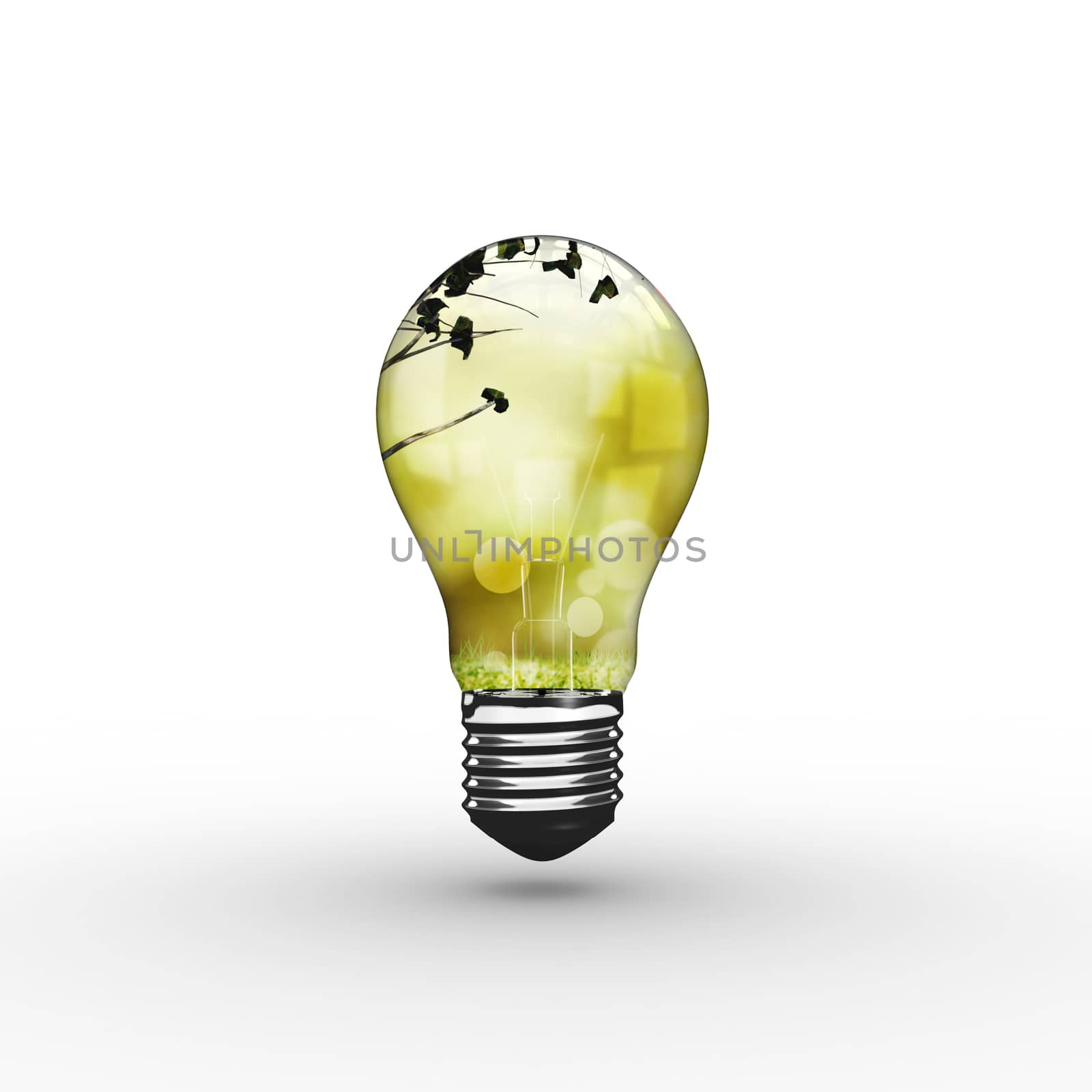 Composite image of empty light bulb by Wavebreakmedia