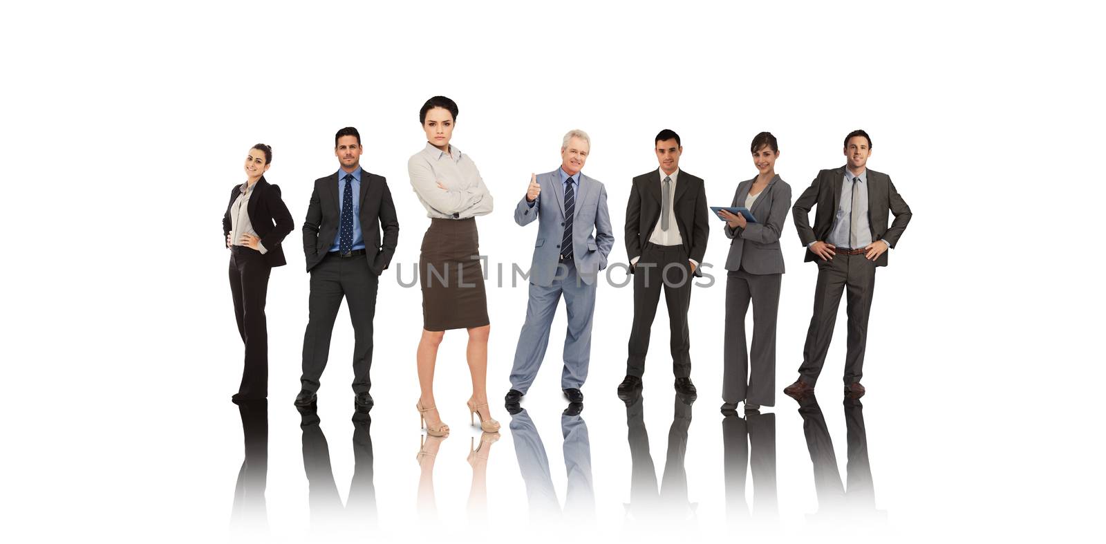 A group of business people