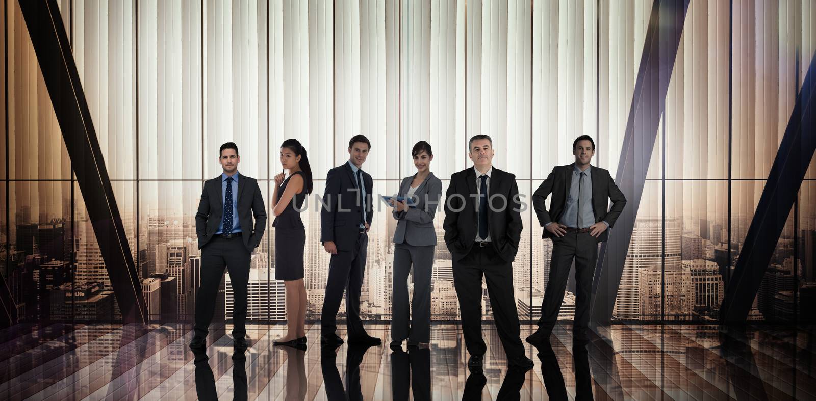 Composite image of business people by Wavebreakmedia