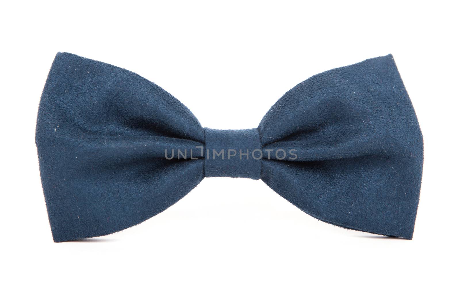 Bow tie accessory for respectable people on an isolated white background