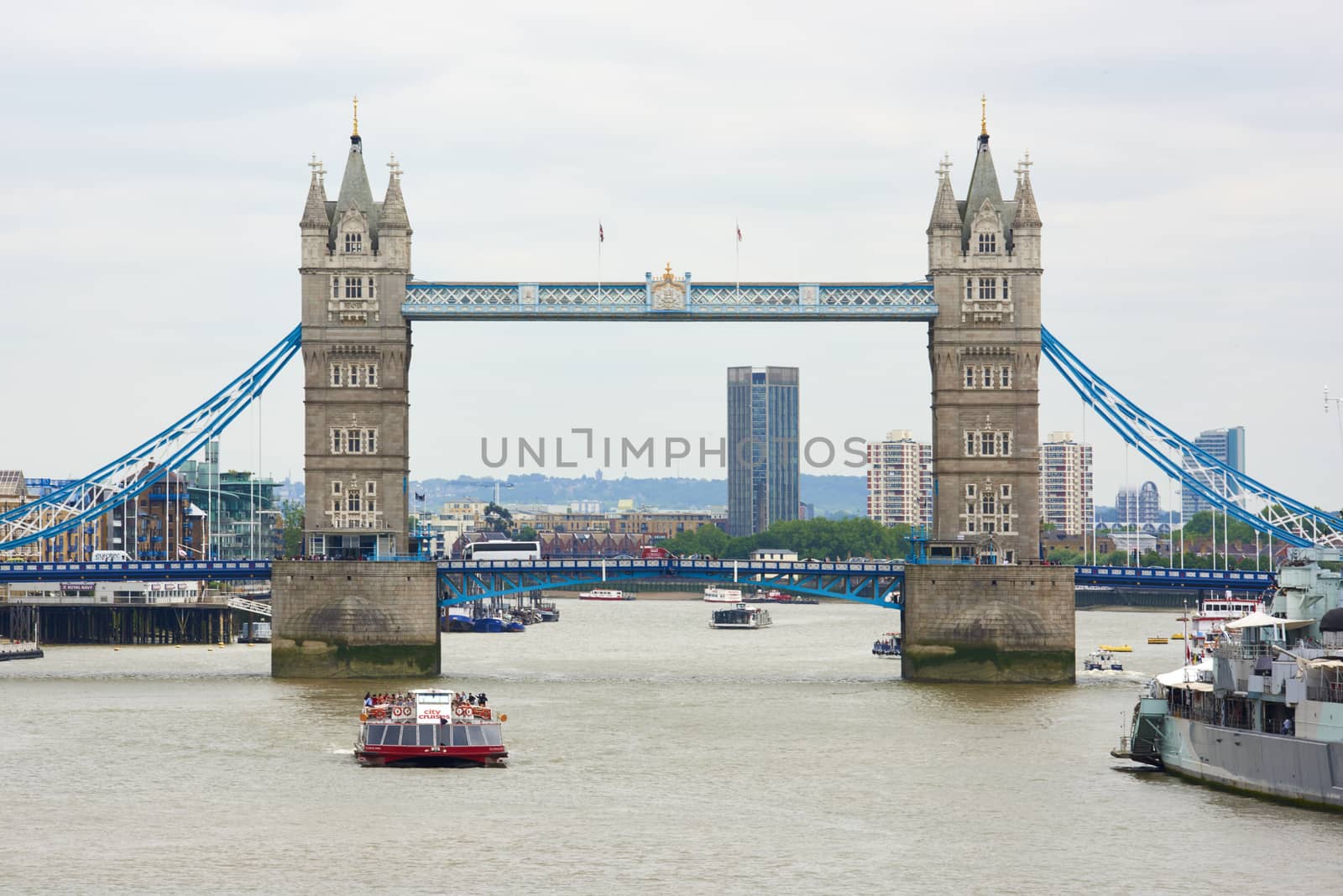LONDON, UK - JUNE 23: Detail of the City of London dragon with photograph of mountains in the background. June 23, 2015 in London.