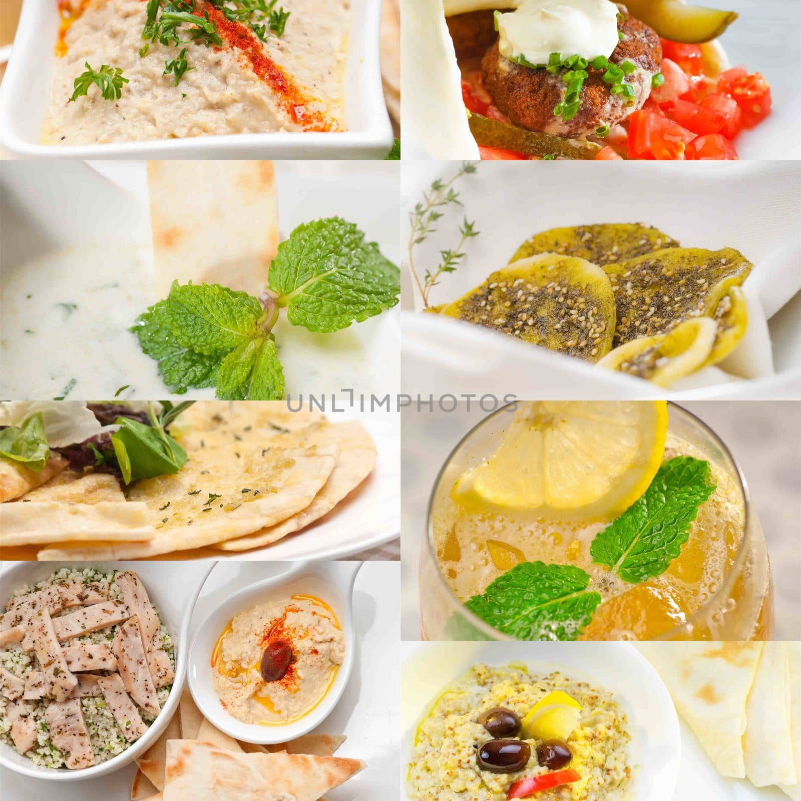 middle east food collage  by keko64