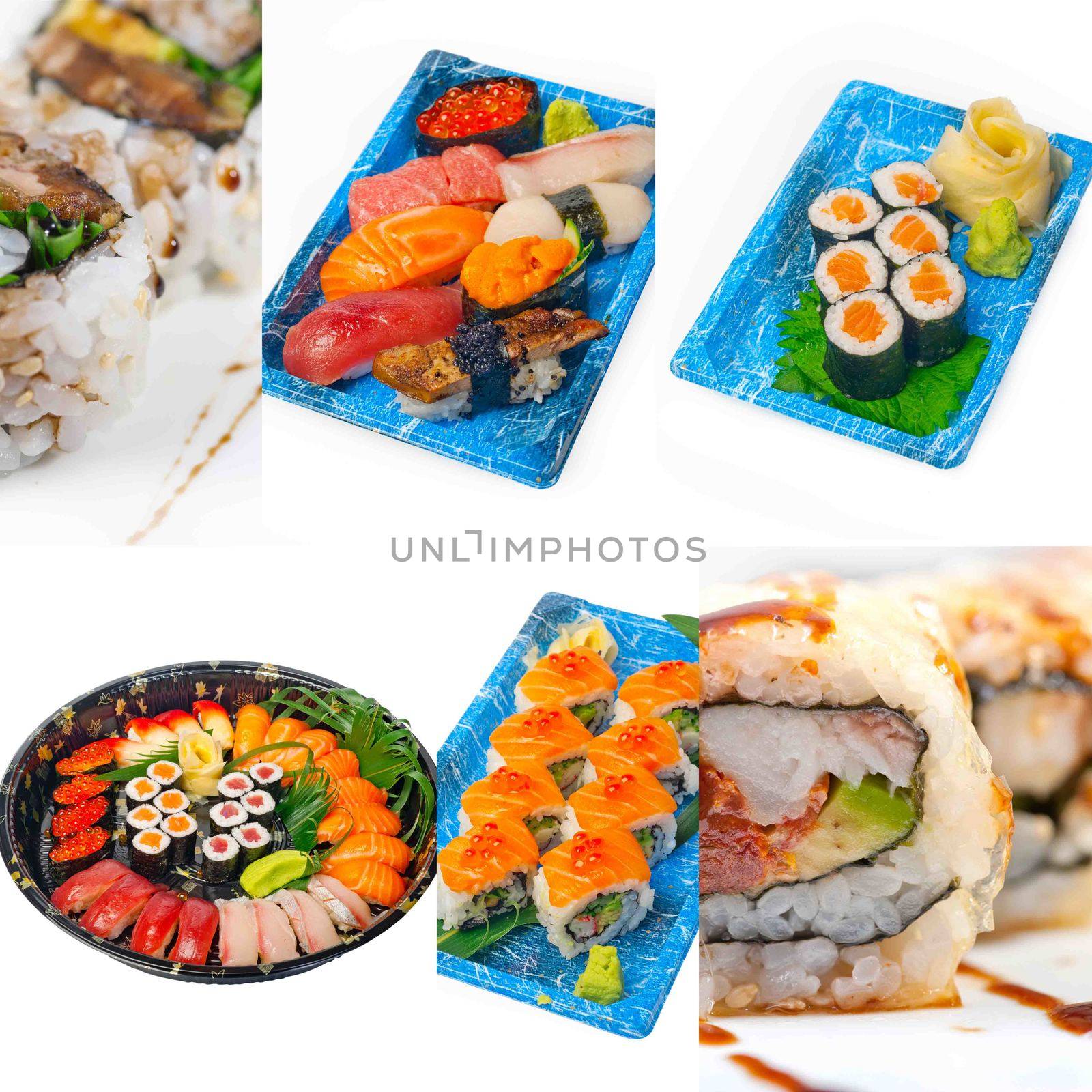 Japanese sushi collage  by keko64