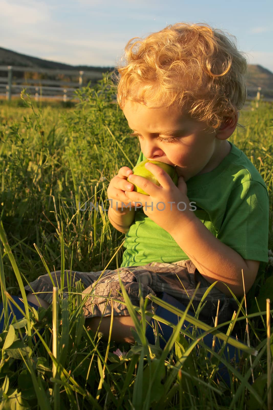 Blonde boy by vanell