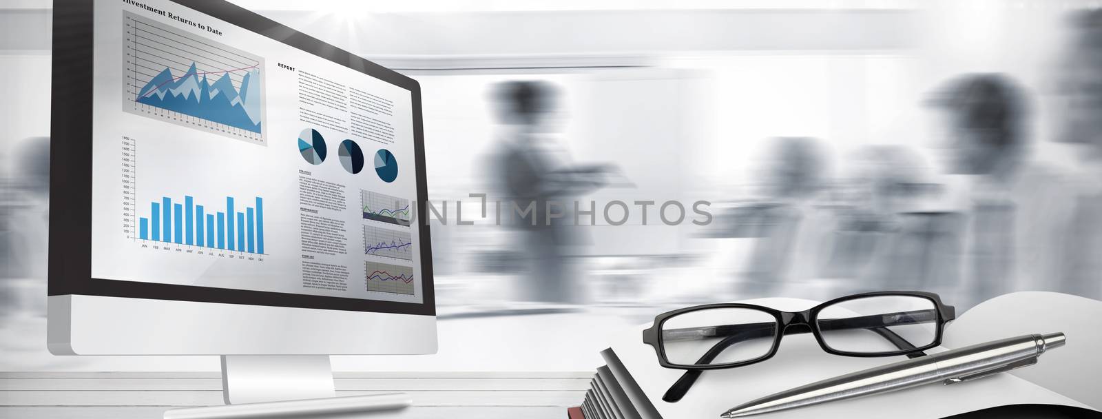 Composite image of business interface by Wavebreakmedia