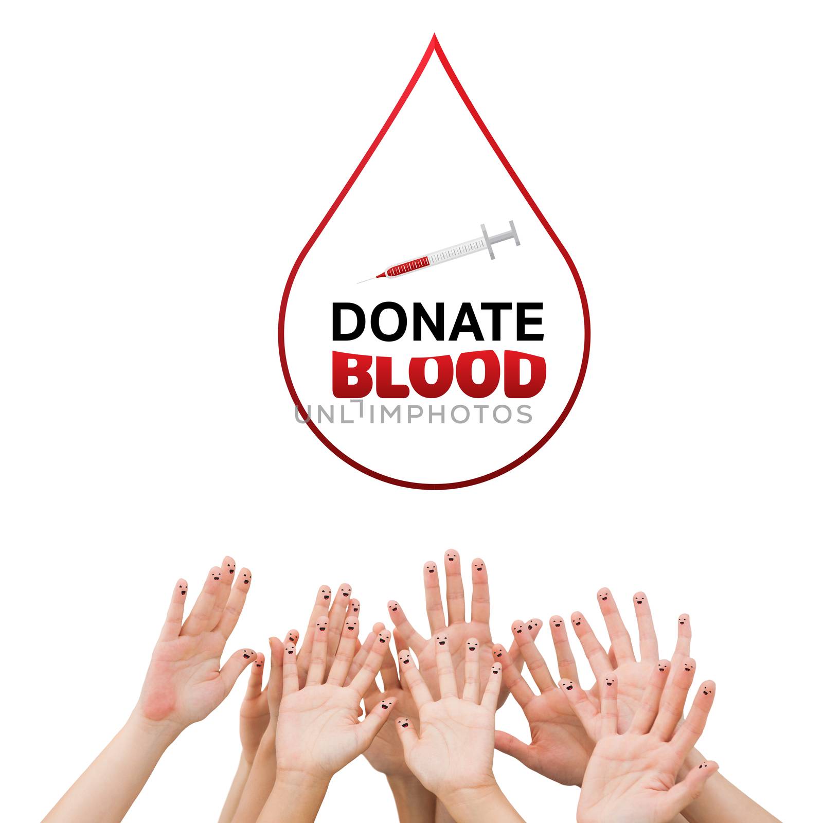 Composite image of donate blood by Wavebreakmedia