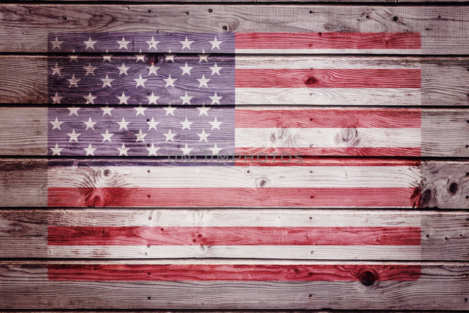 Composite image of usa national flag by Wavebreakmedia