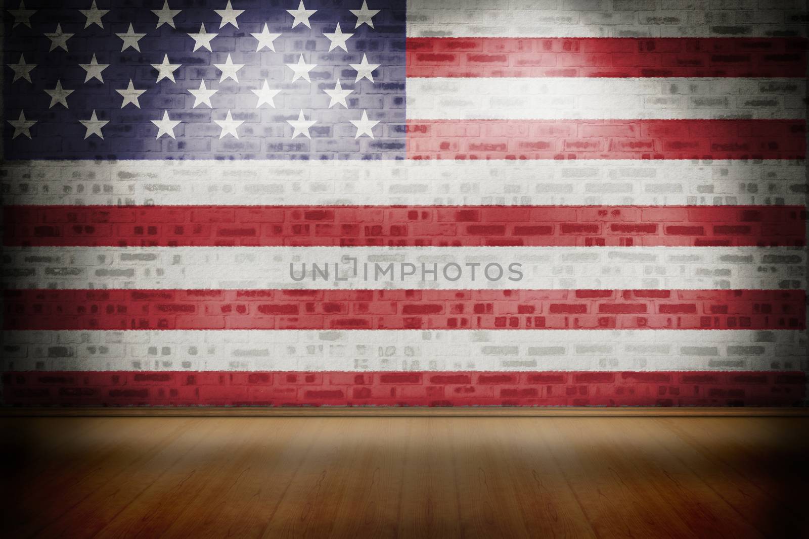 Composite image of usa national flag by Wavebreakmedia