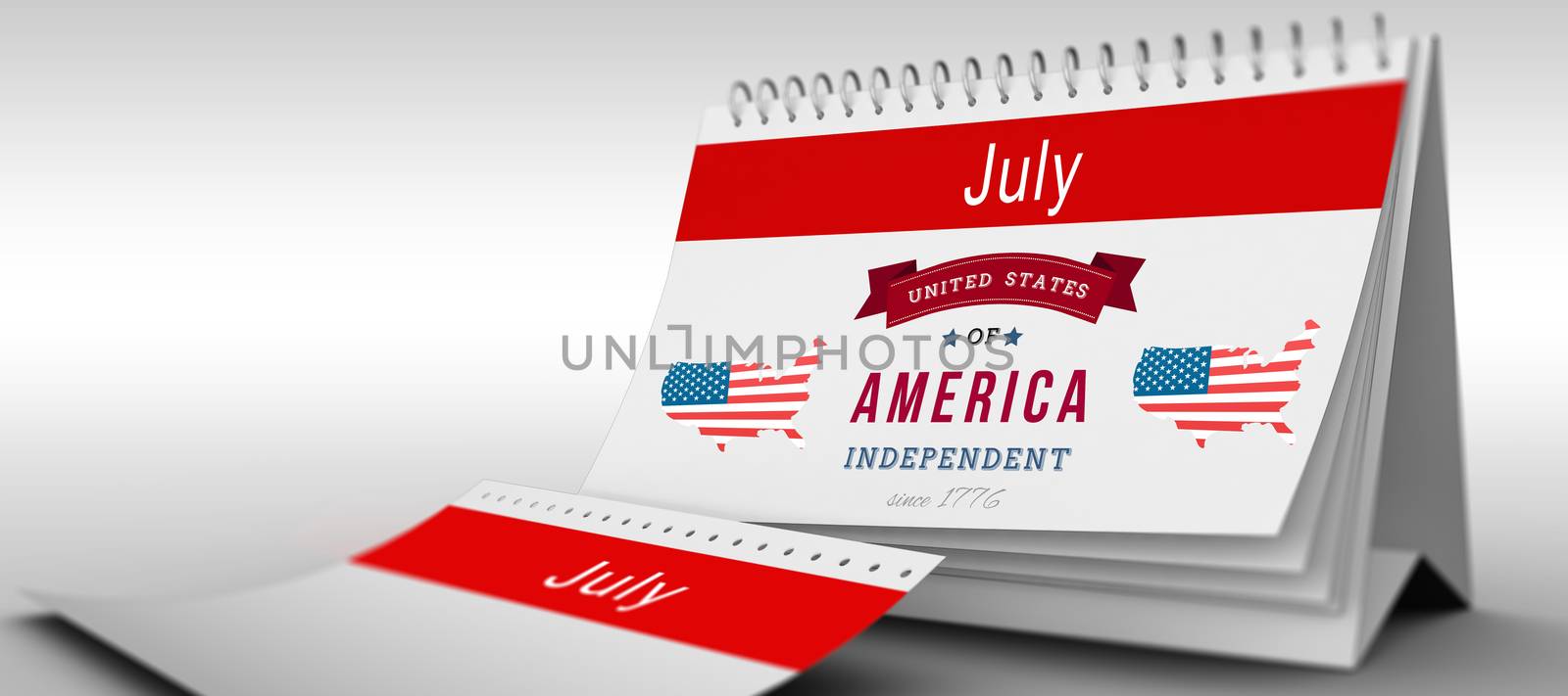 Composite image of independence day graphic by Wavebreakmedia