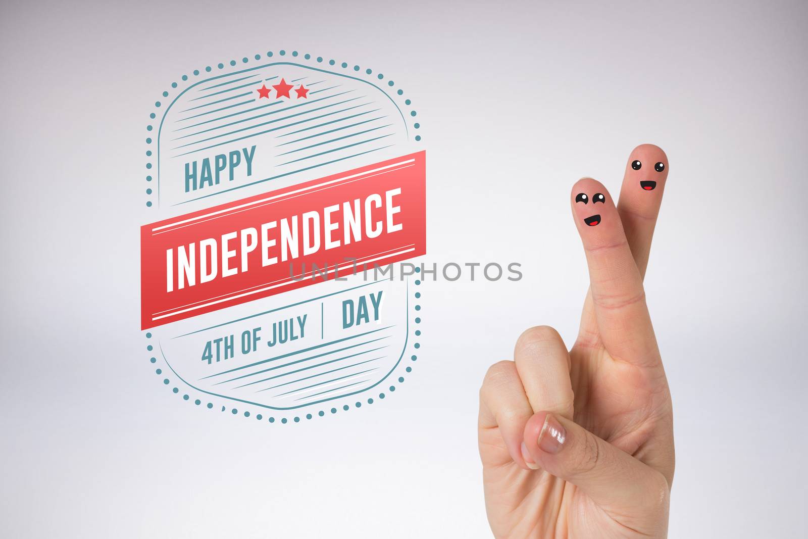 Composite image of independence day graphic by Wavebreakmedia