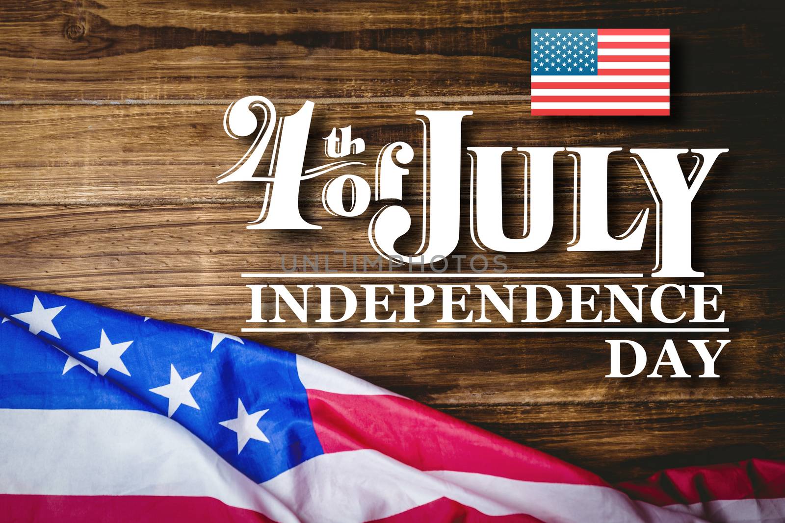 Composite image of independence day graphic by Wavebreakmedia