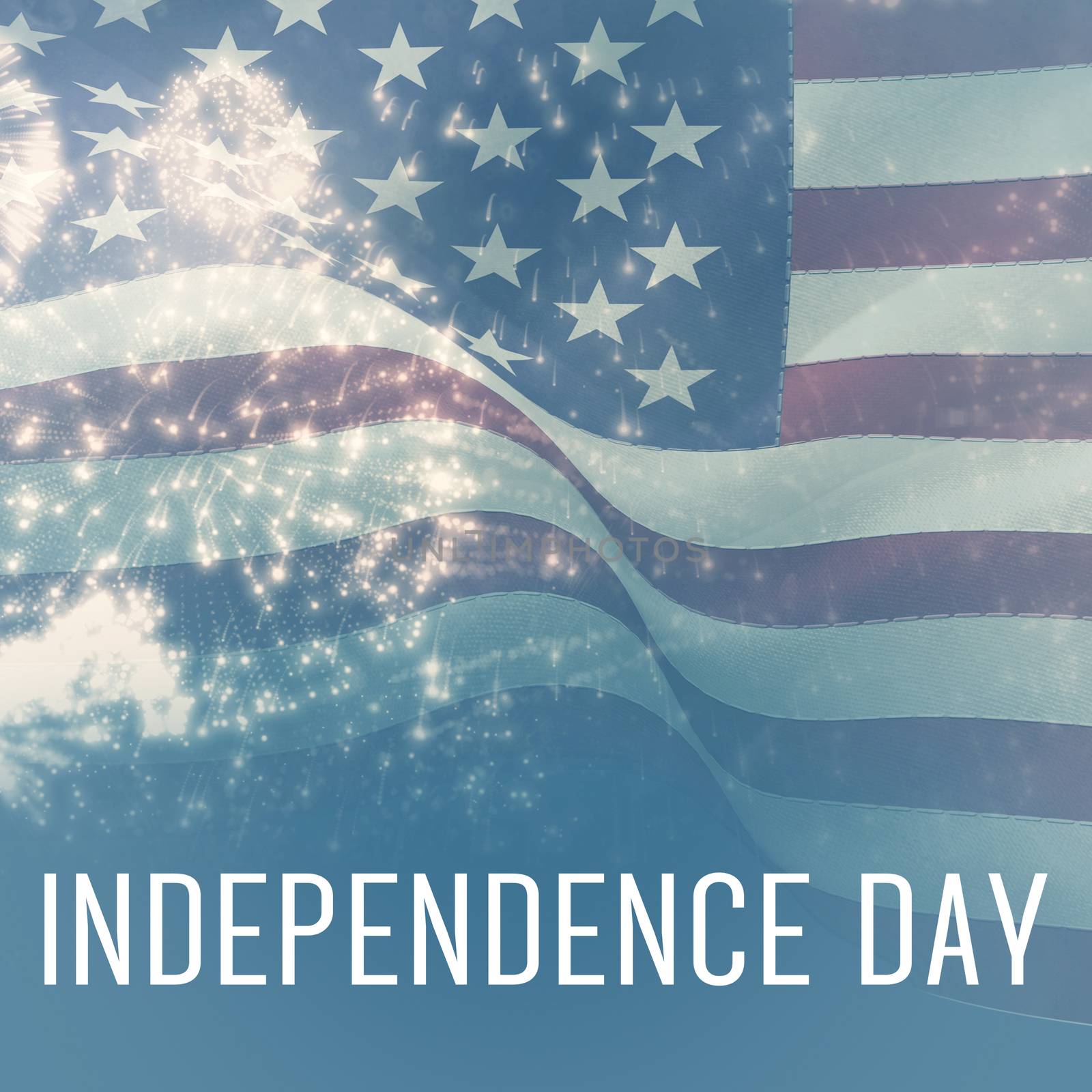 Composite image of independence day graphic by Wavebreakmedia