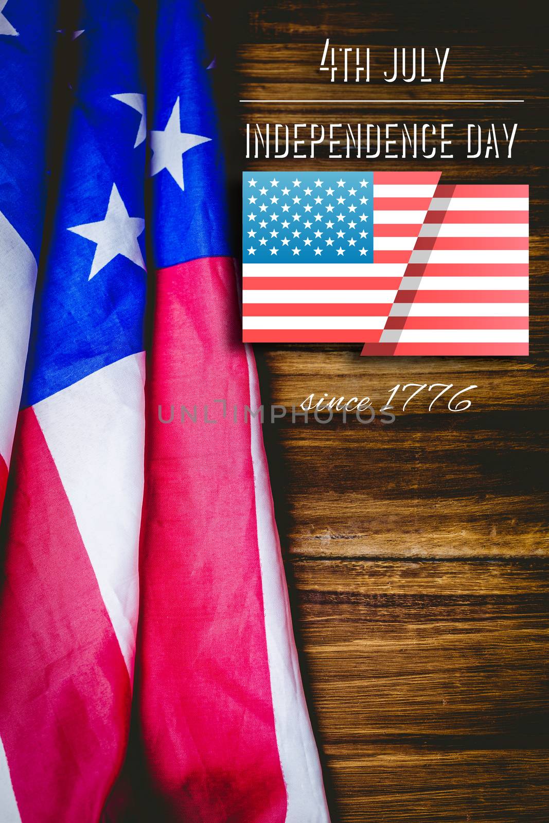 Composite image of independence day graphic by Wavebreakmedia