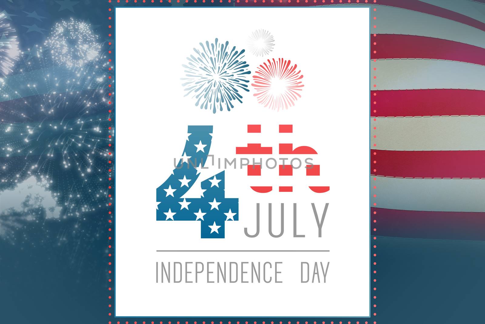 Composite image of independence day graphic by Wavebreakmedia