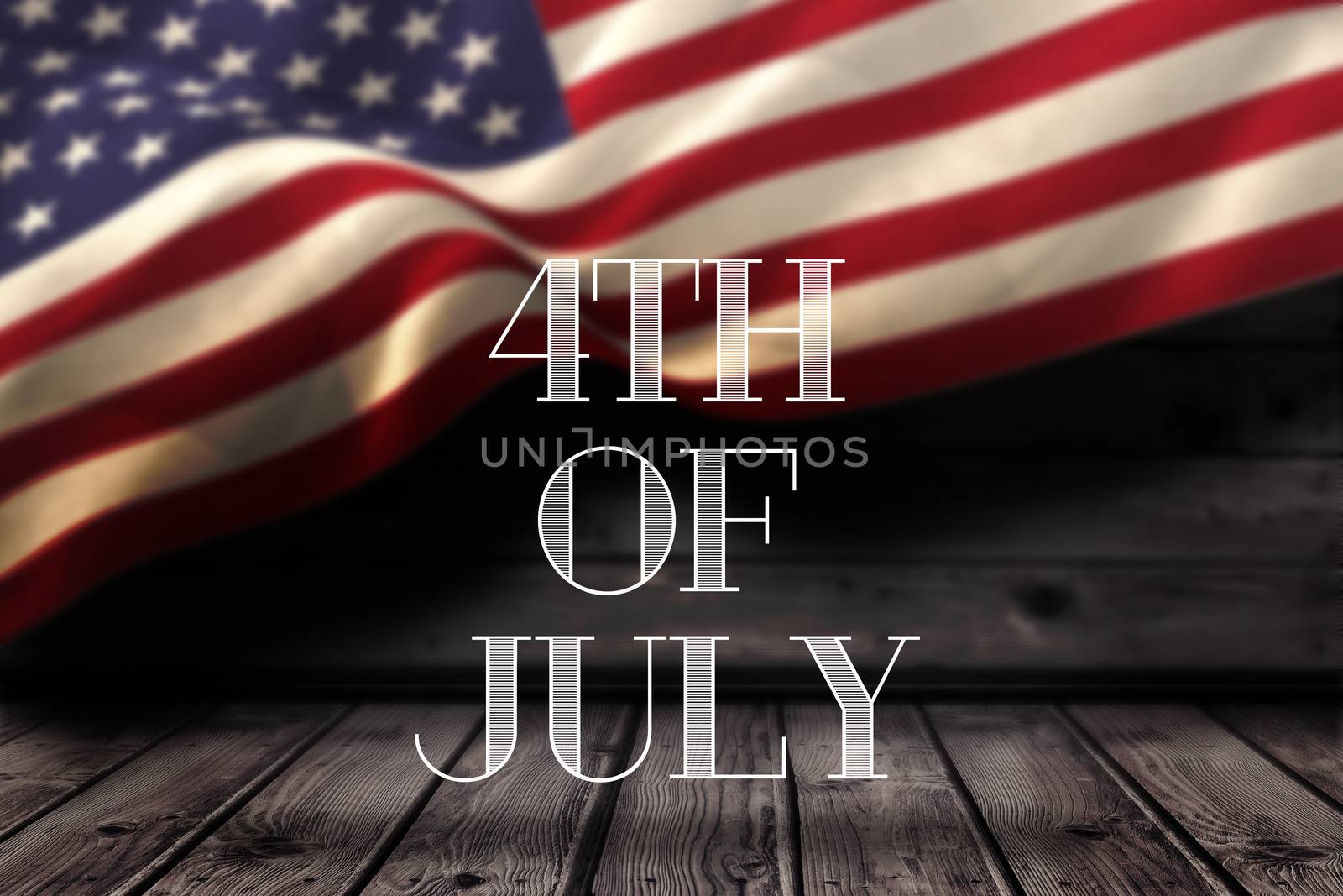 Composite image of independence day graphic by Wavebreakmedia