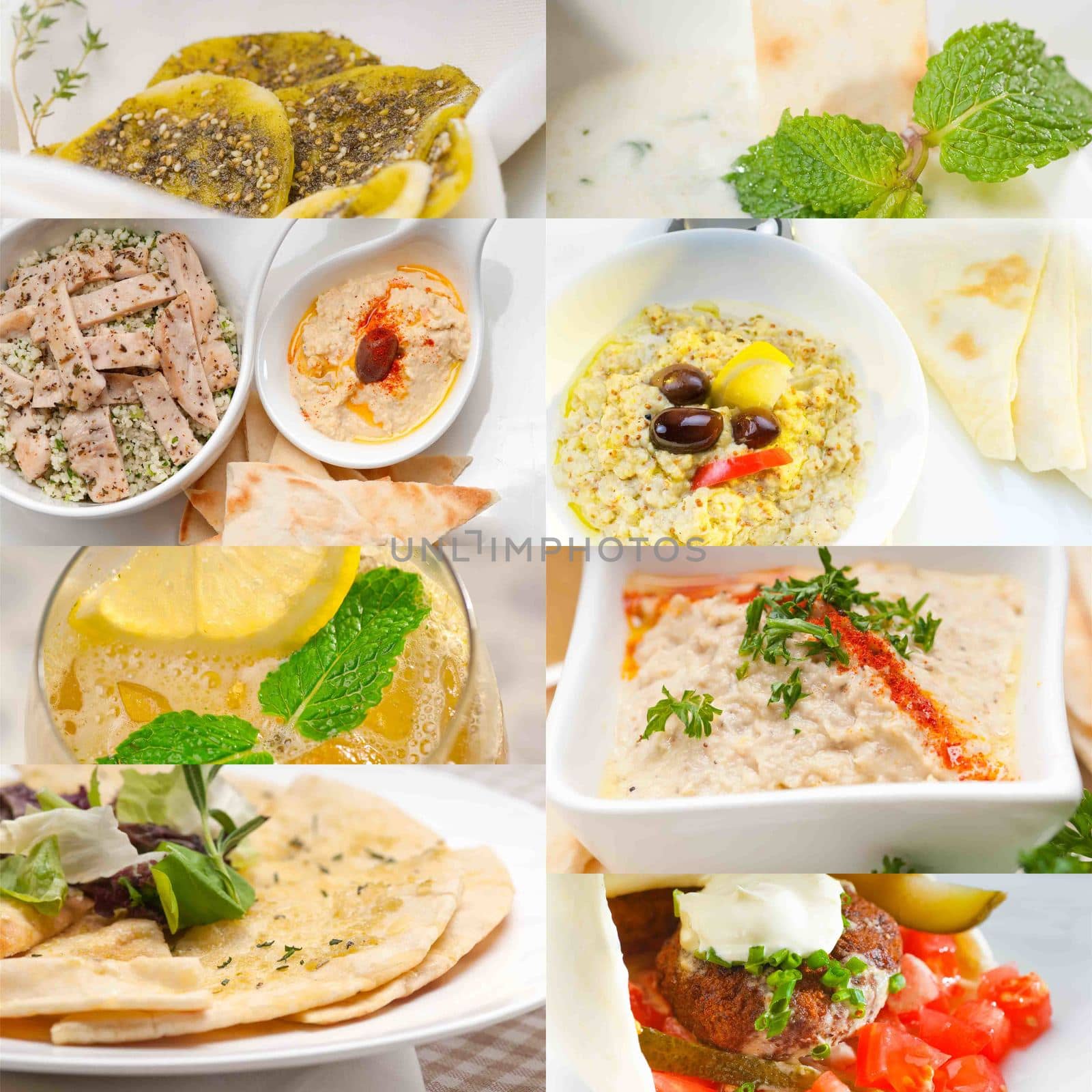 middle east food collage  by keko64