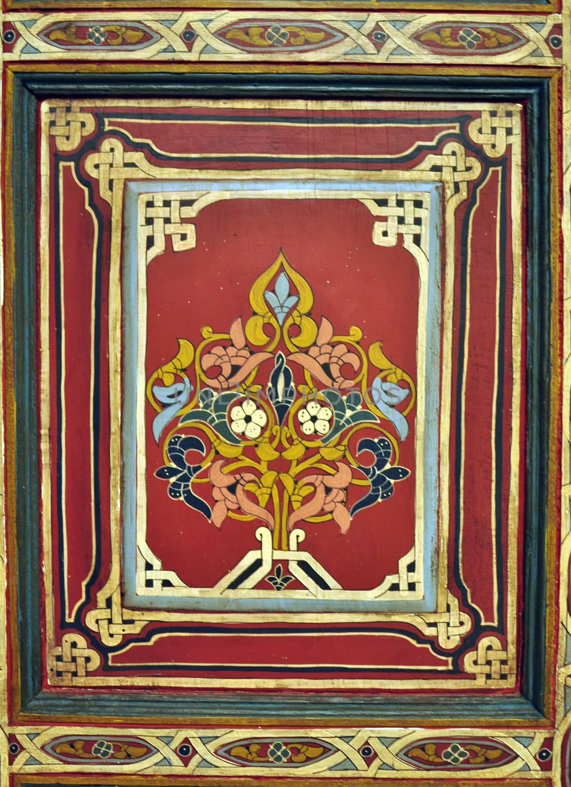 morocco arab wall geometric decoration pattern background