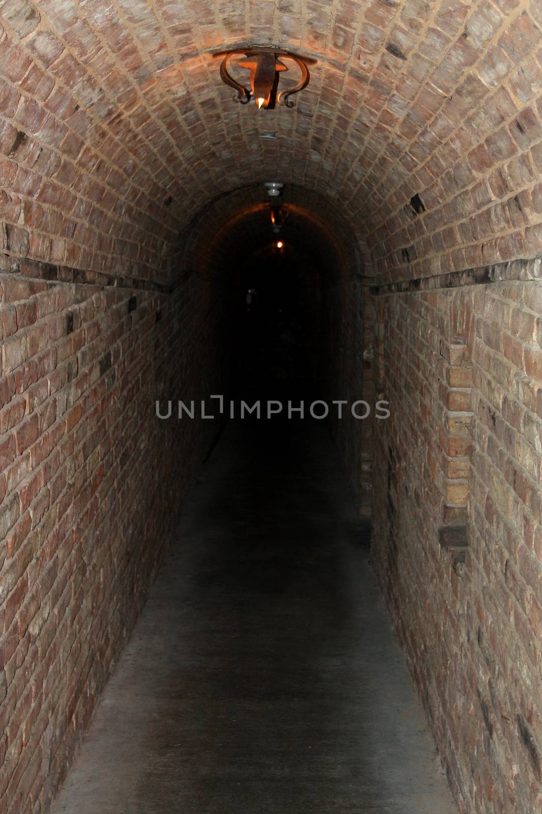 Corridor leading into darkness