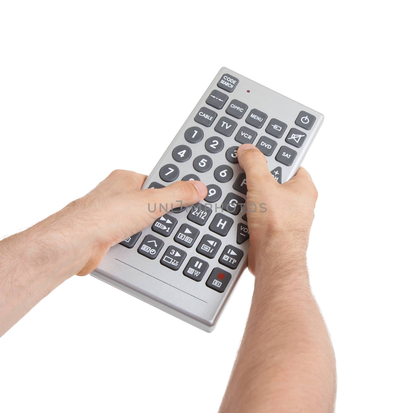 Media conceptual image - Unusual large remote control by michaklootwijk