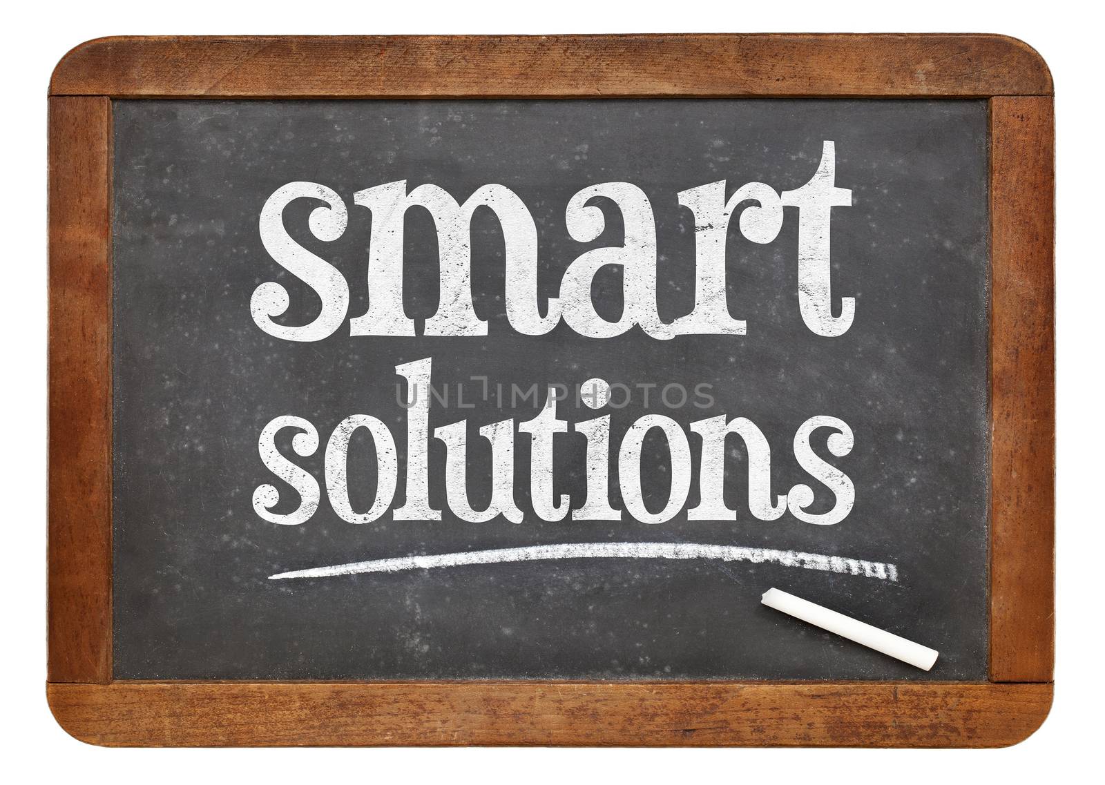Smart solutions blackboard sign by PixelsAway