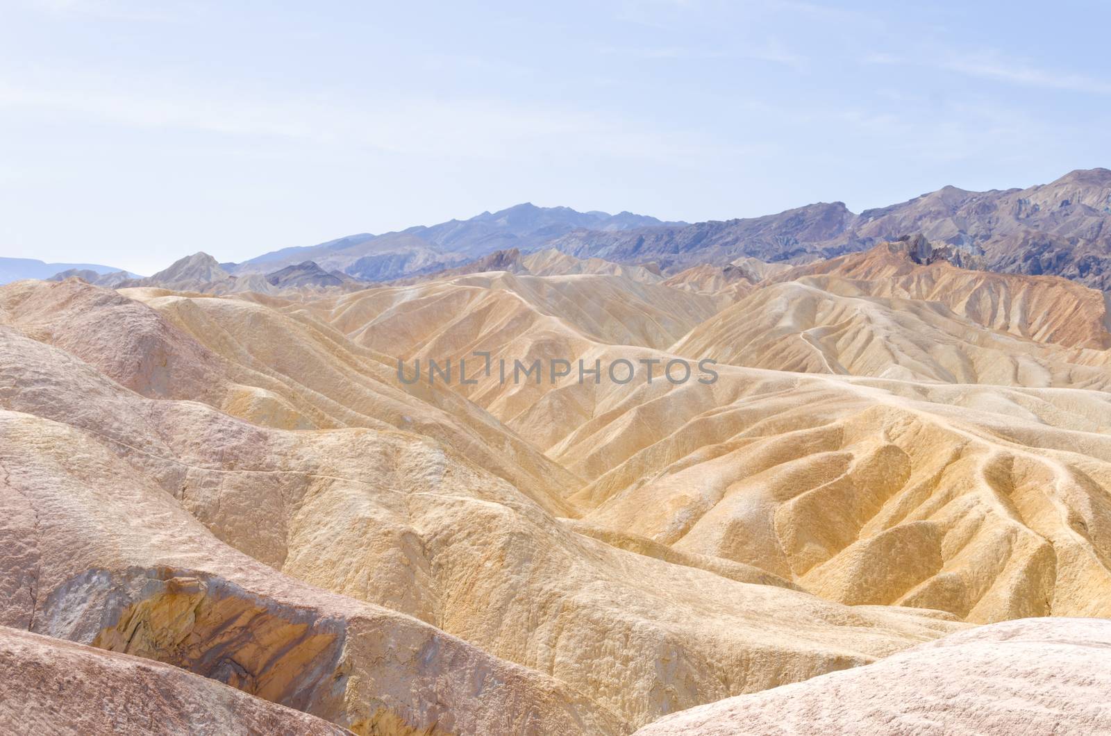 Zabriskie Point in Death Valley National Park, California, USA