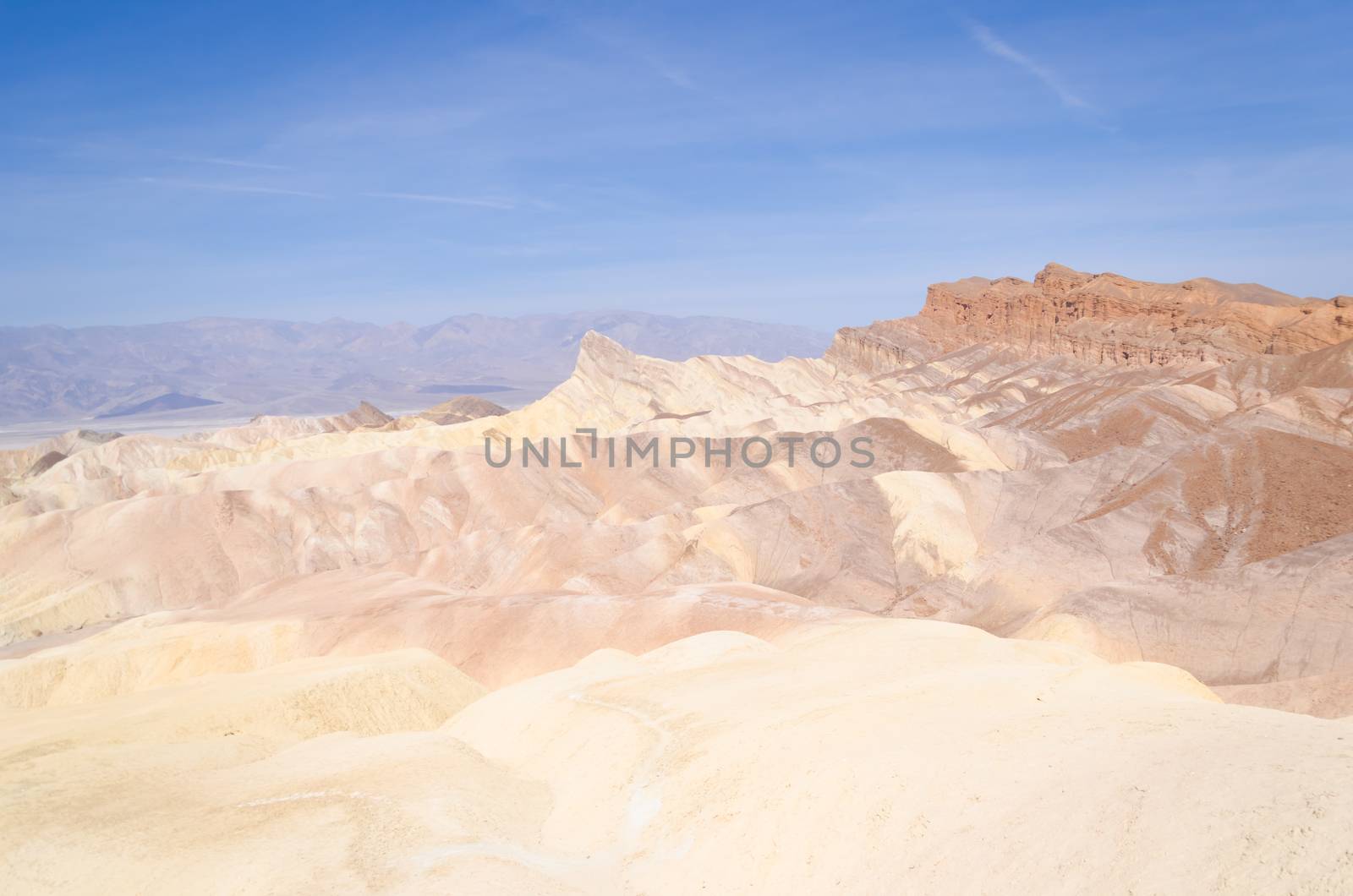 Zabriskie Point in Death Valley National Park, California, USA