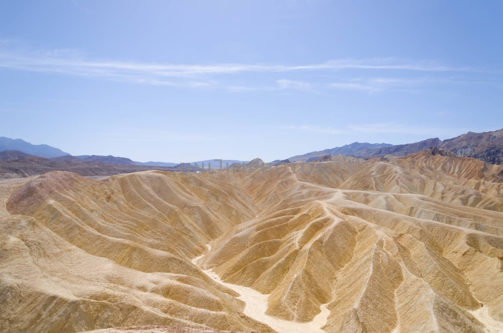 Zabriskie Point in Death Valley National Park, California, USA