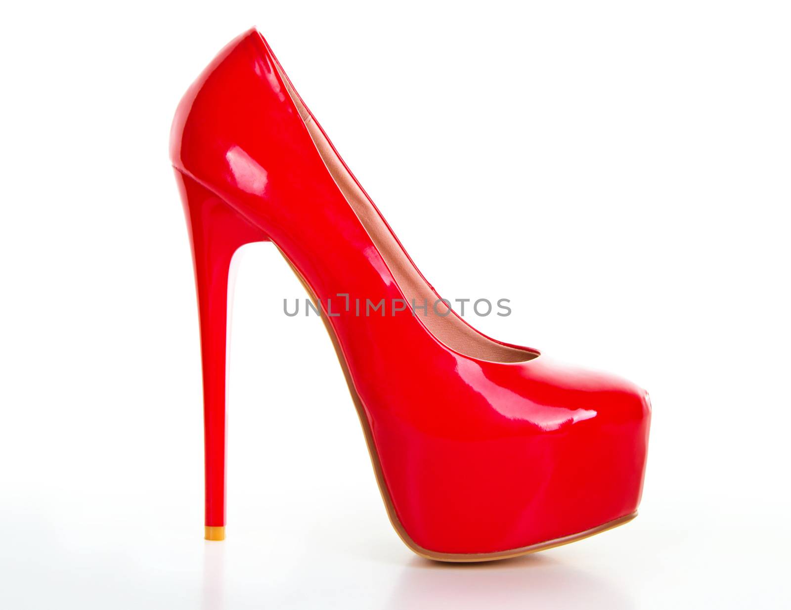 Red high heel women shoes by id7100