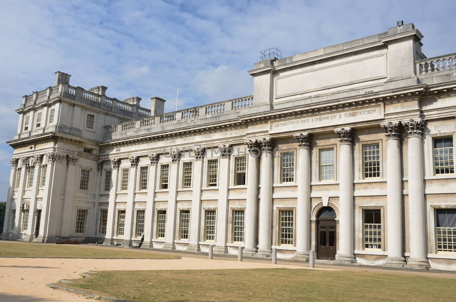 Greenwich Naval college from side