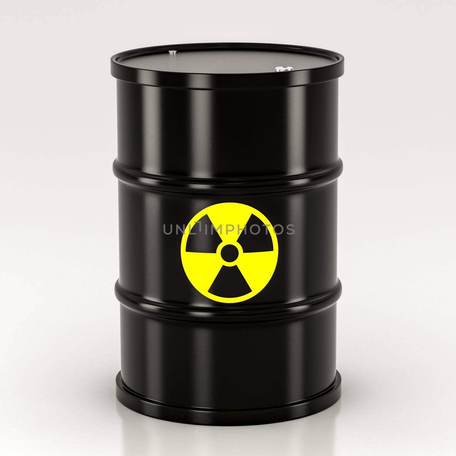 black radioactive barrel by Lupen